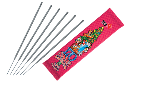  Бенгальские свечи 6 шт 170 мм в пакете  в Хабаровске